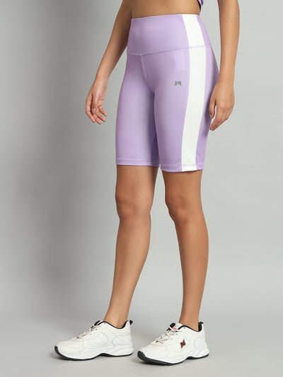 BoneDry High Waist Side Panel Capri - Purple