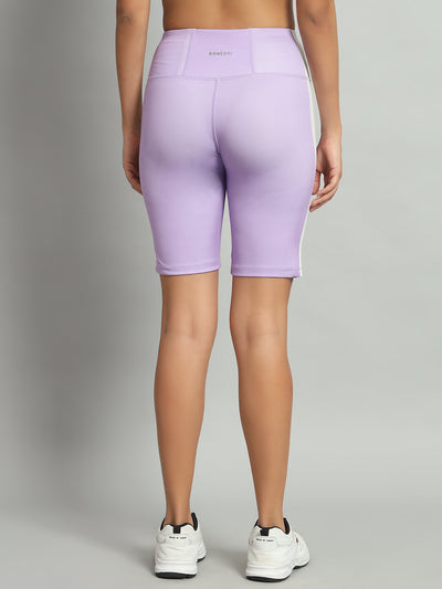 BoneDry High Waist Side Panel Capri - Purple