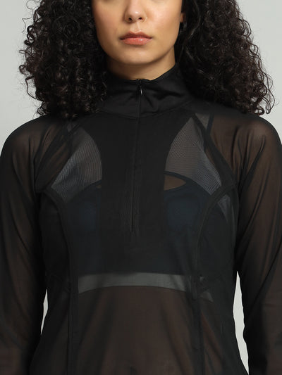 Bone-Dry Mesh Sweatshirt