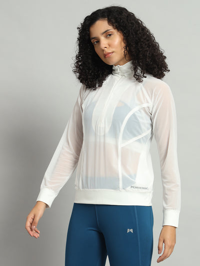 Bone-Dry Mesh Sweatshirt