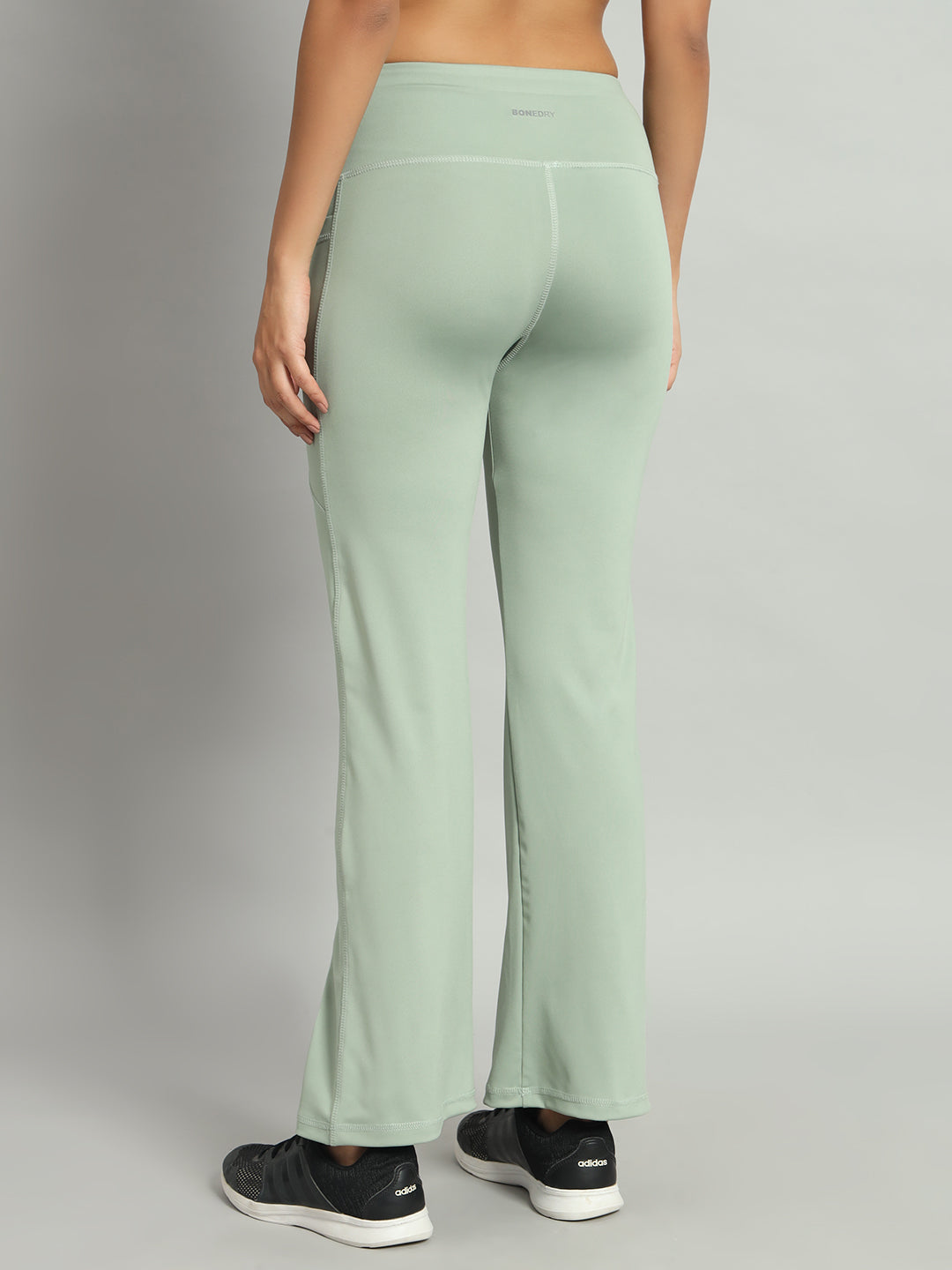 High Waist Polyster Workout Flare Pant