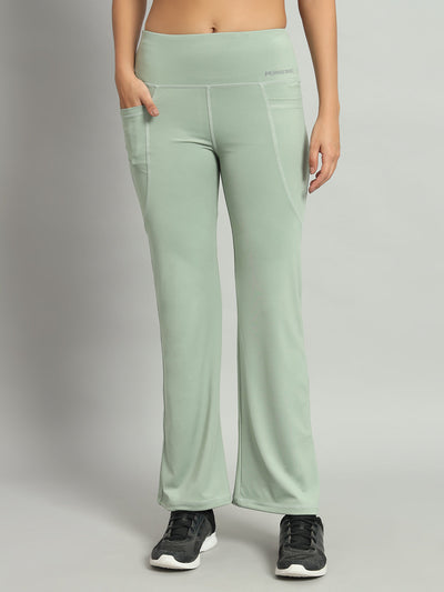 Bone-Dry High Rise Workout Flare Pant - Green