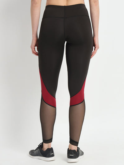 Bone-Dry High Rise Tight With Mesh At The Bottom In Front