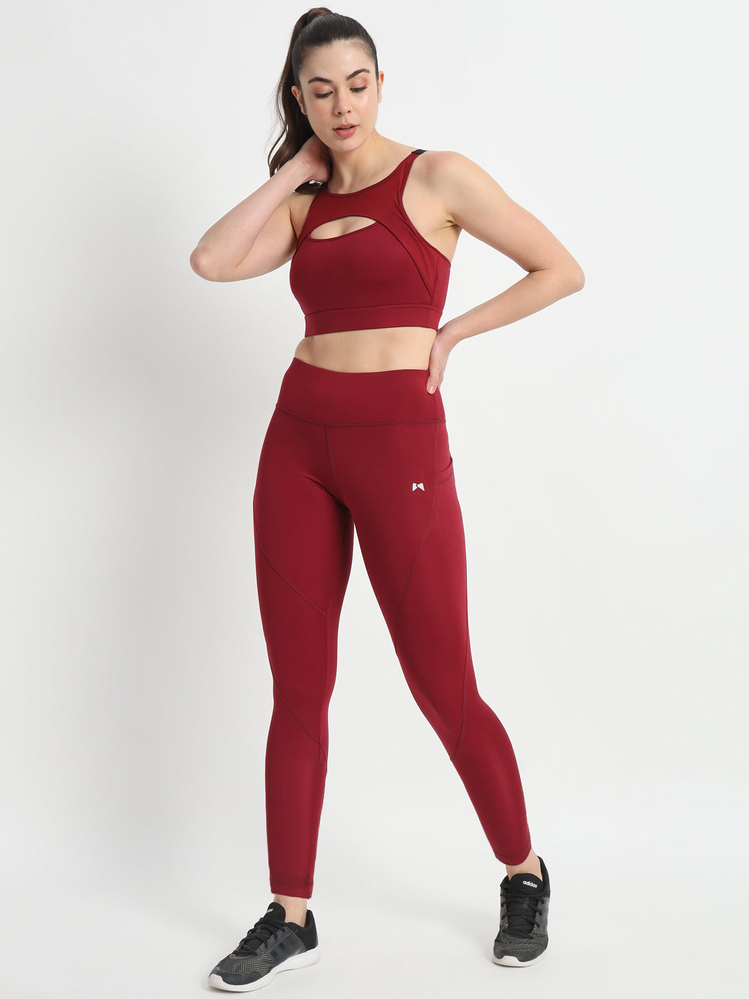 Bone-Dry High Rise Workout Tight With side Pocket