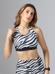 High Impact Cross Hook Sports Bra – Printed