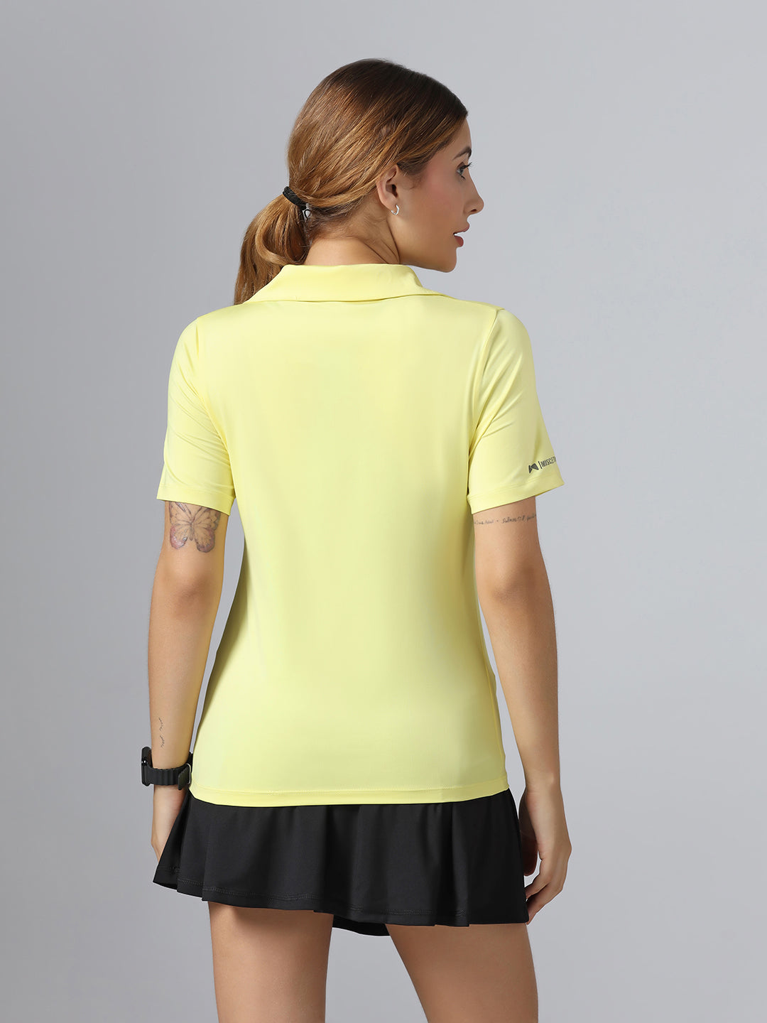 Bone-Dry Workout Polo T-Shirt - Neon Yellow