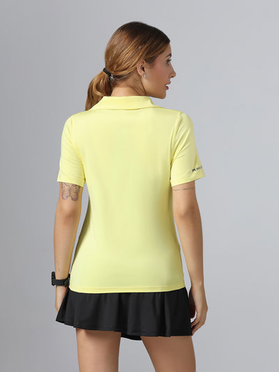 Bone-Dry Workout Polo T-Shirt - Neon Yellow