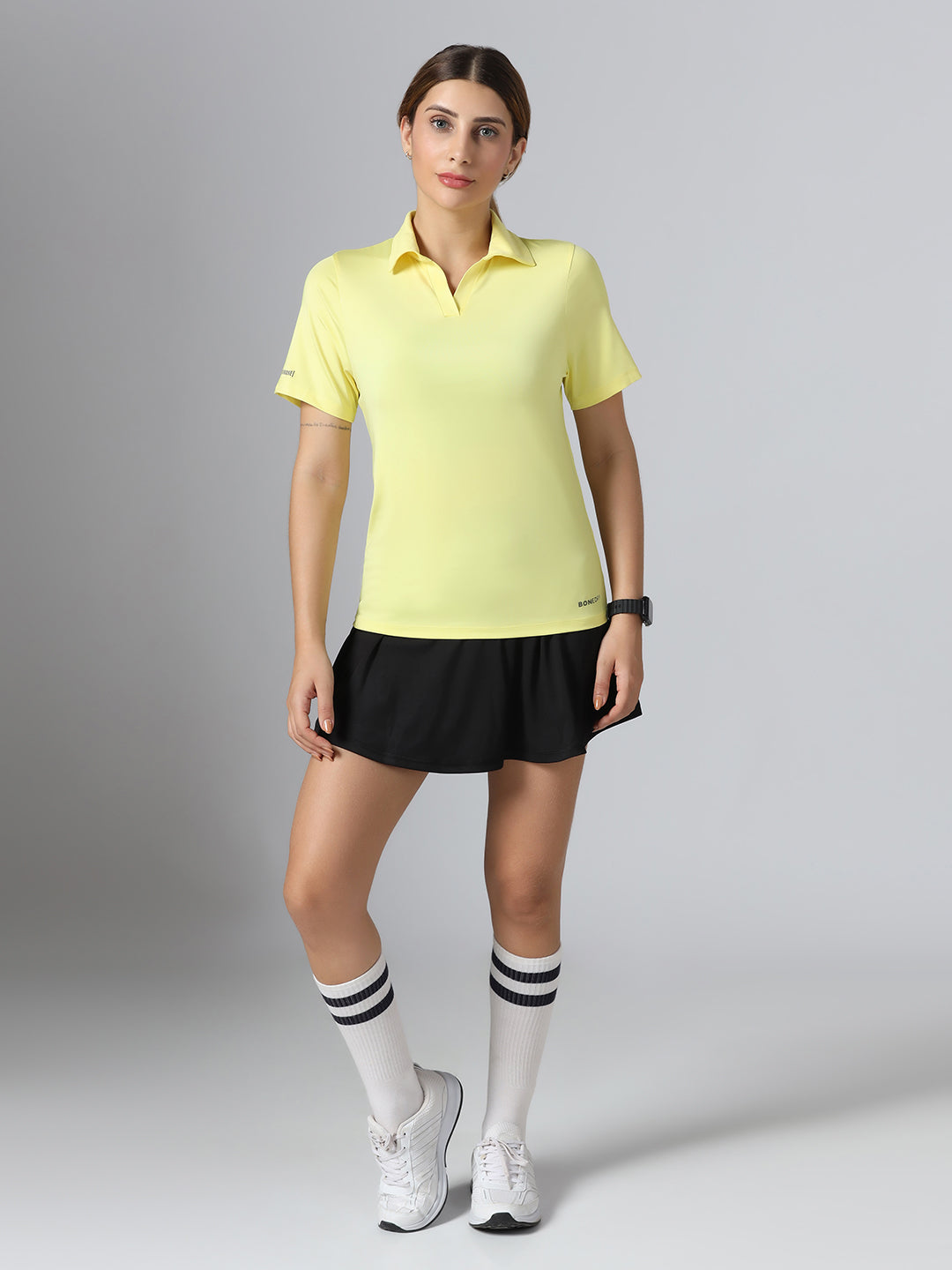 Bone-Dry Workout Polo T-Shirt - Neon Yellow