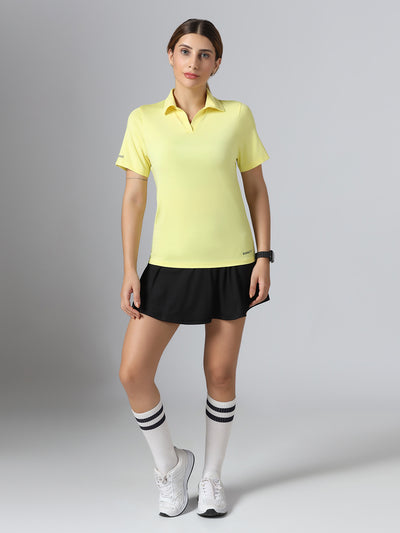 Bone-Dry Workout Polo T-Shirt - Neon Yellow