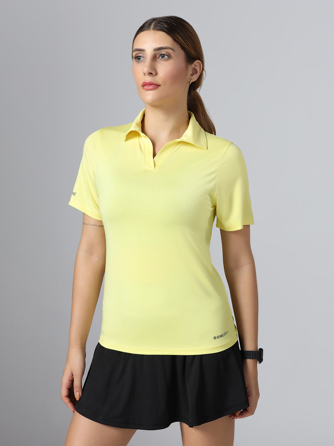 Bone-Dry Workout Polo T-Shirt - Neon Yellow
