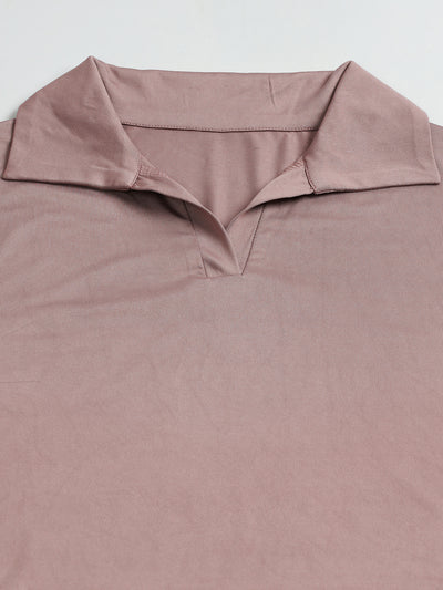 Bone-Dry Workout Polo T-Shirt - Peach