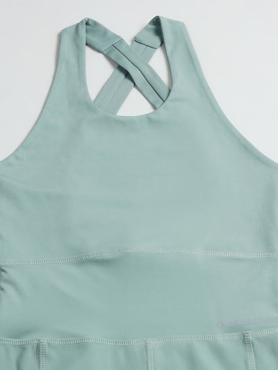 Bone-Dry Functional Workout Body Suit - Pista Green