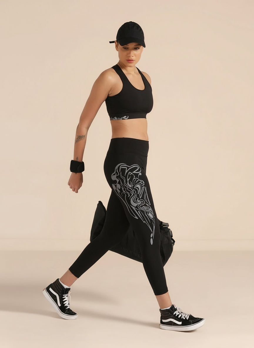 High Waist Seamless Tight – Reflective Printed!