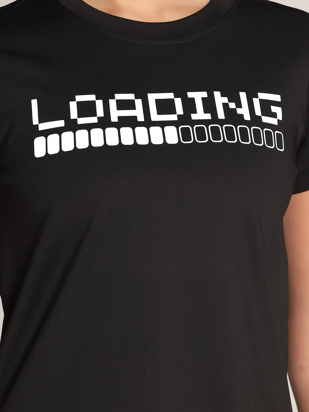 Workout Longline T-shirt - Reflective Loading Print