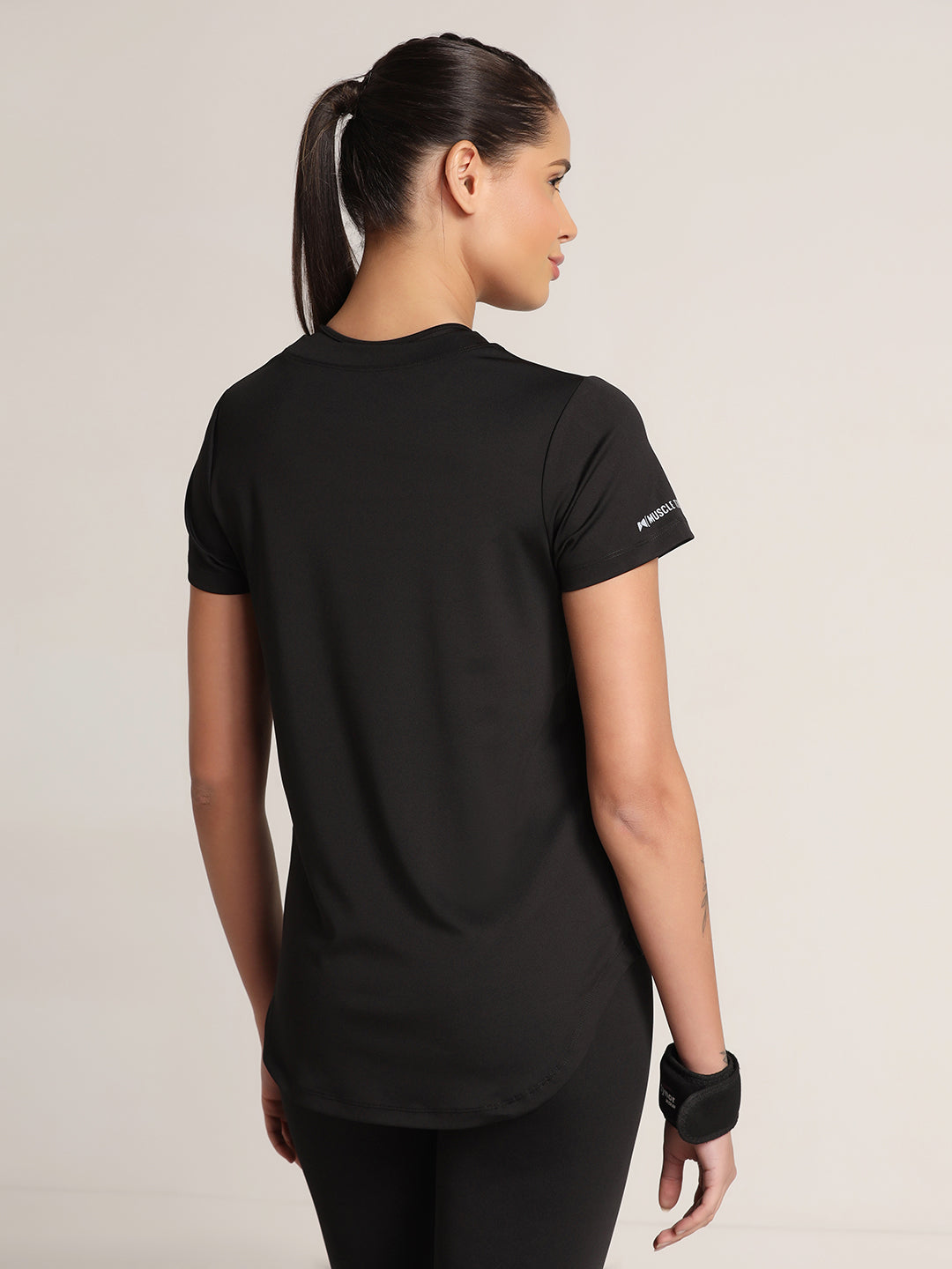 Workout Longline T-shirt - Reflective Loading Print