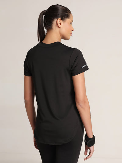 Workout Longline T-shirt - Reflective Loading Print