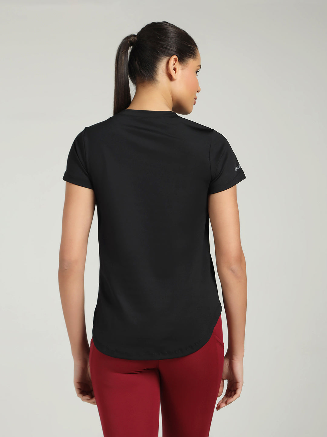 Workout Longline T-shirt - Red Loading Print