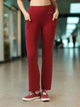 Bone-Dry High Rise Workout Flare Pant - Maroon