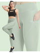 Bone-Dry High Rise Workout Tight With side Pocket - Green