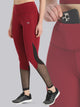 Bone-Dry High Rise Tight With Mesh At The Bottom In Front