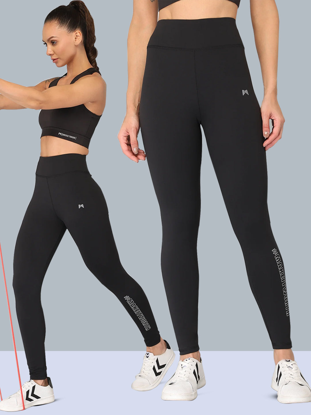 High Waist Seamless Make it Worth Tight – Black