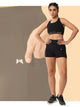 High Waist Cycling Shorts – Black