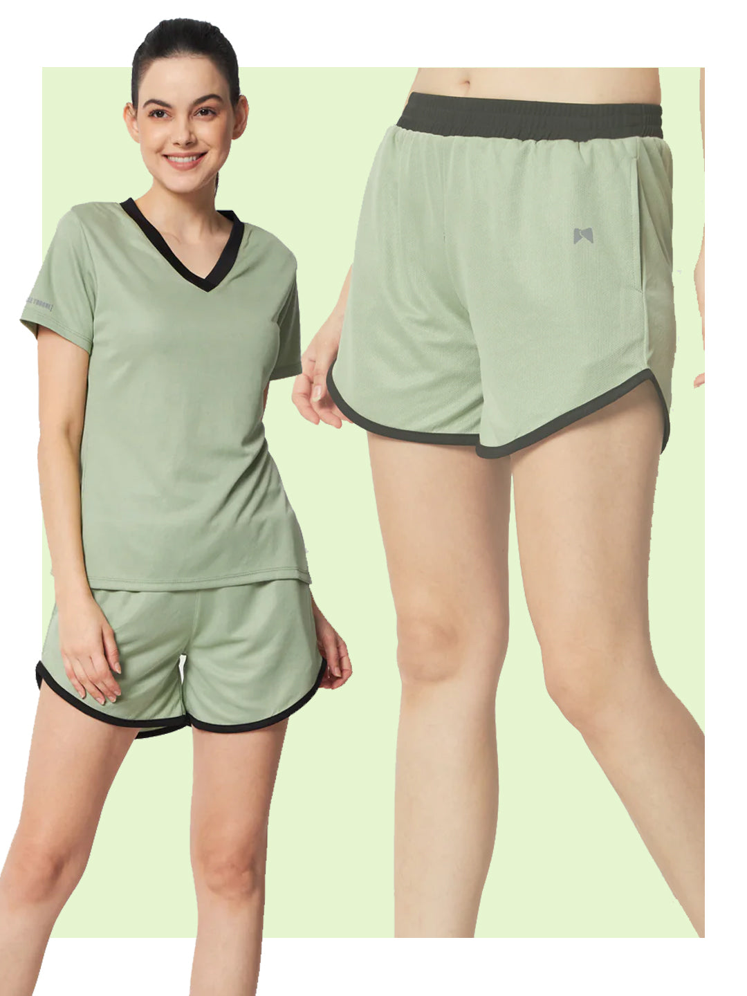 Pocket Stride Shorts - Green