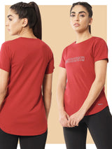 Longline T-Shirt – Maroon
