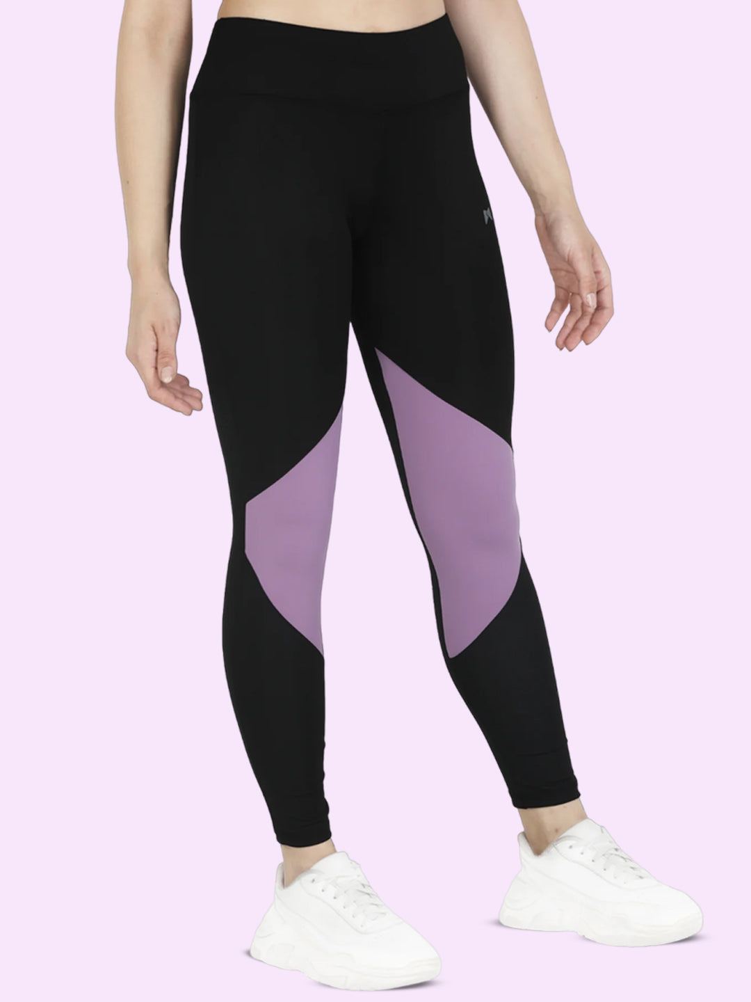 Bone Dry Medium Waist Knee Panel Tight – Purple