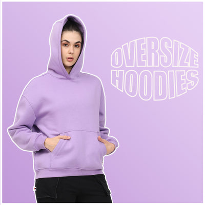 Solid Fleece Hoodie SweatShirt 550GSM