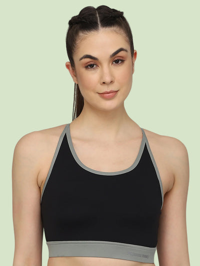 High Impact Multi Strap Sports Bra – Light Green