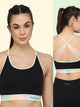 High Impact Multi Strap Sports Bra - Multicolour