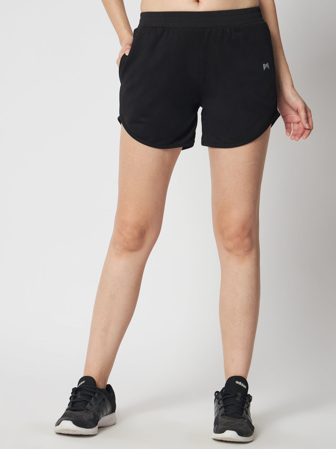 Pocket Stride Shorts-Black