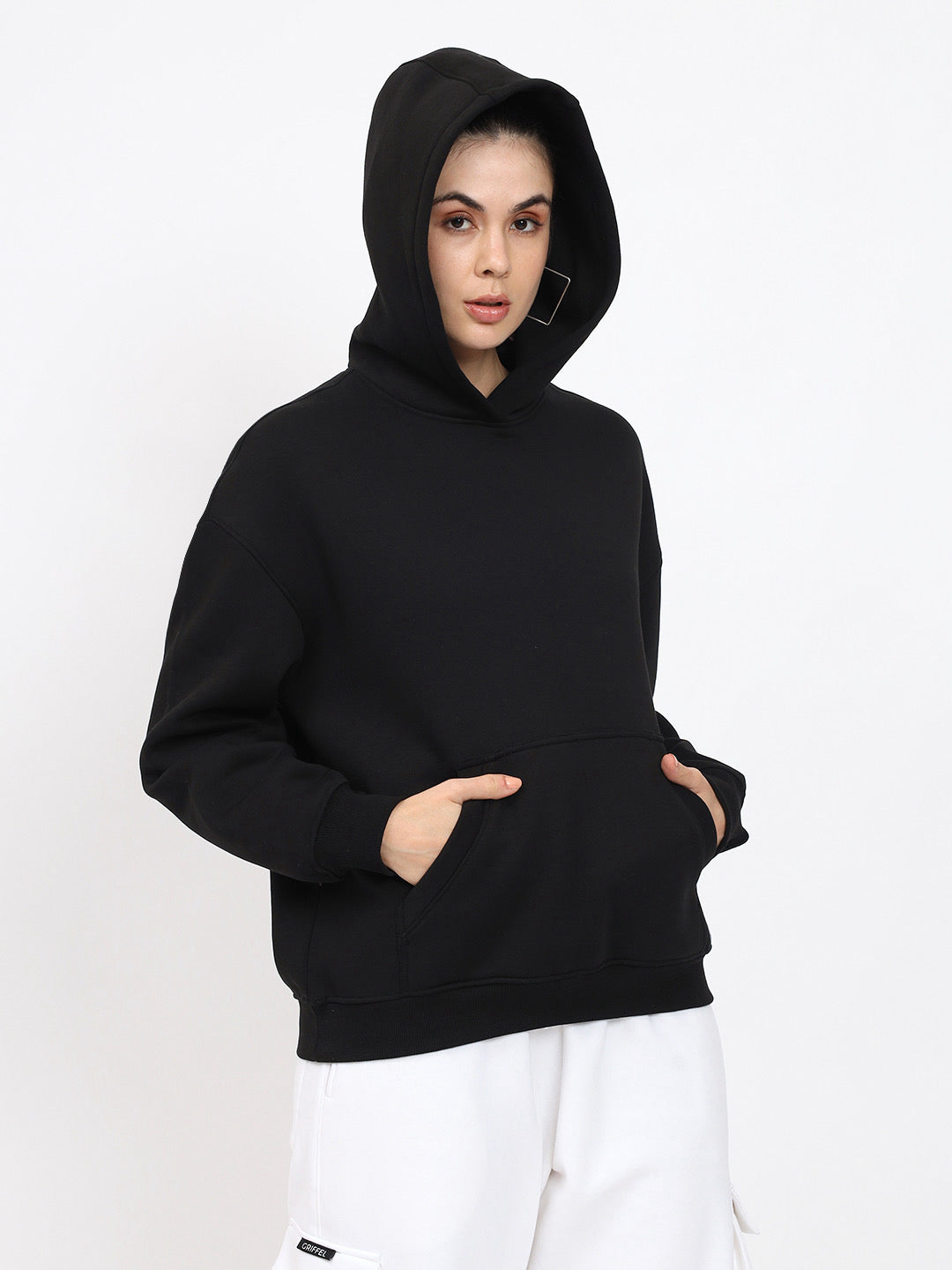 Solid Fleece Hoodie SweatShirt 550GSM