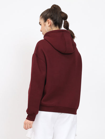 Solid Fleece Hoodie SweatShirt 550GSM