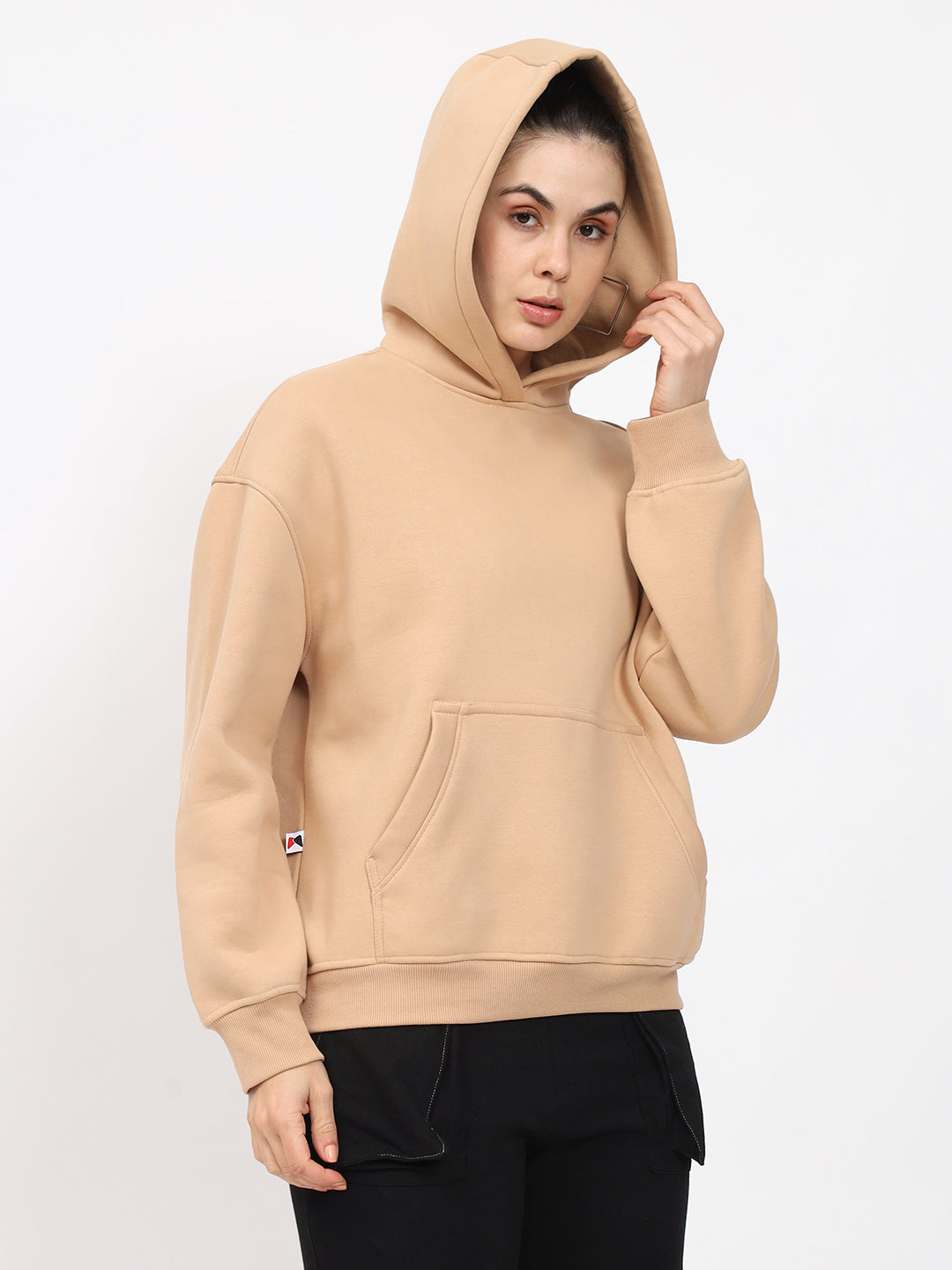 Solid Fleece Hoodie SweatShirt 550GSM