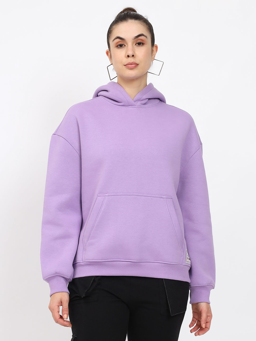 Solid Fleece Hoodie SweatShirt 550GSM