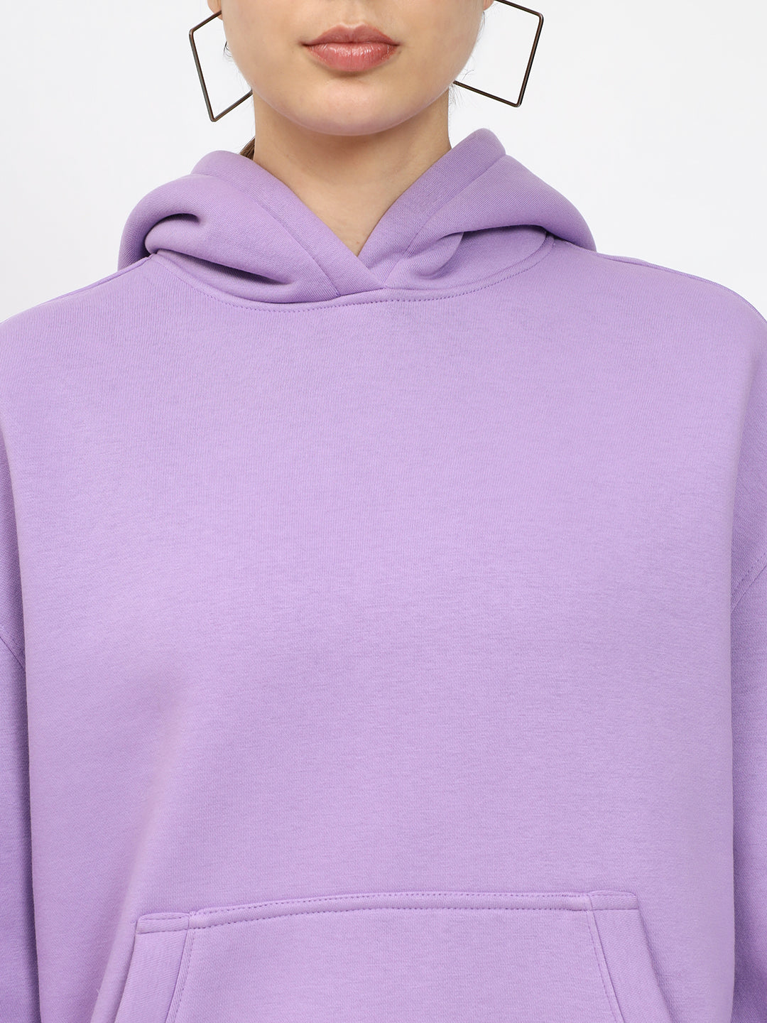 Solid Fleece Hoodie SweatShirt 550GSM