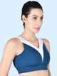 High Impact Back Design Sports Bra – Teal Blue
