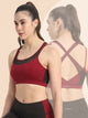 BoneDry Workout Sports Bra _ Mesh Front