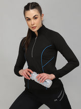 Bone Dry Blue Style Line Sweatshirt – Black