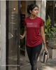 Maroon Workout Longline T-shirt - Dead Lift Print!