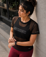 All Mesh T-shirt – Black