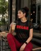 All Mesh T-shirt – Relax Print (Red)
