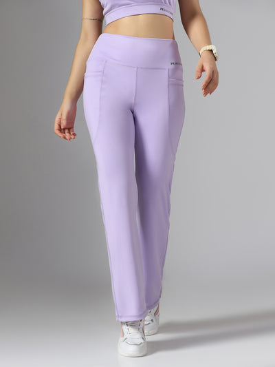 Bone-Dry High Rise Workout Flare Pant - Purple
