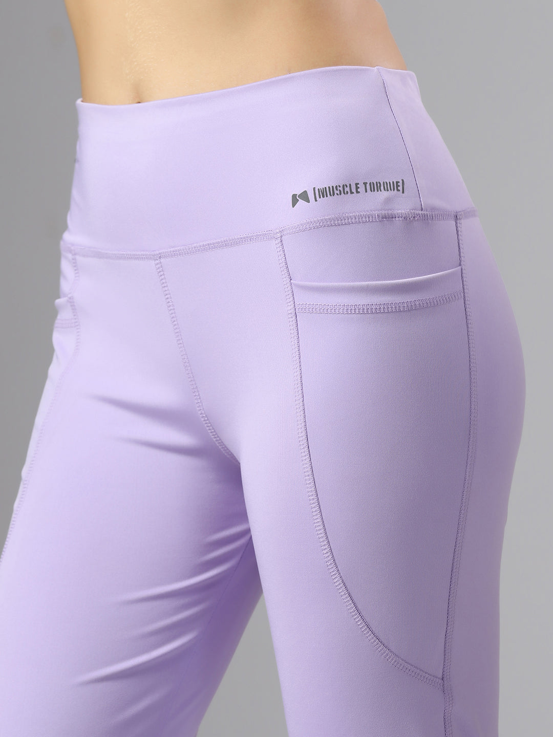 Bone-Dry High Rise Workout Flare Pant - Purple