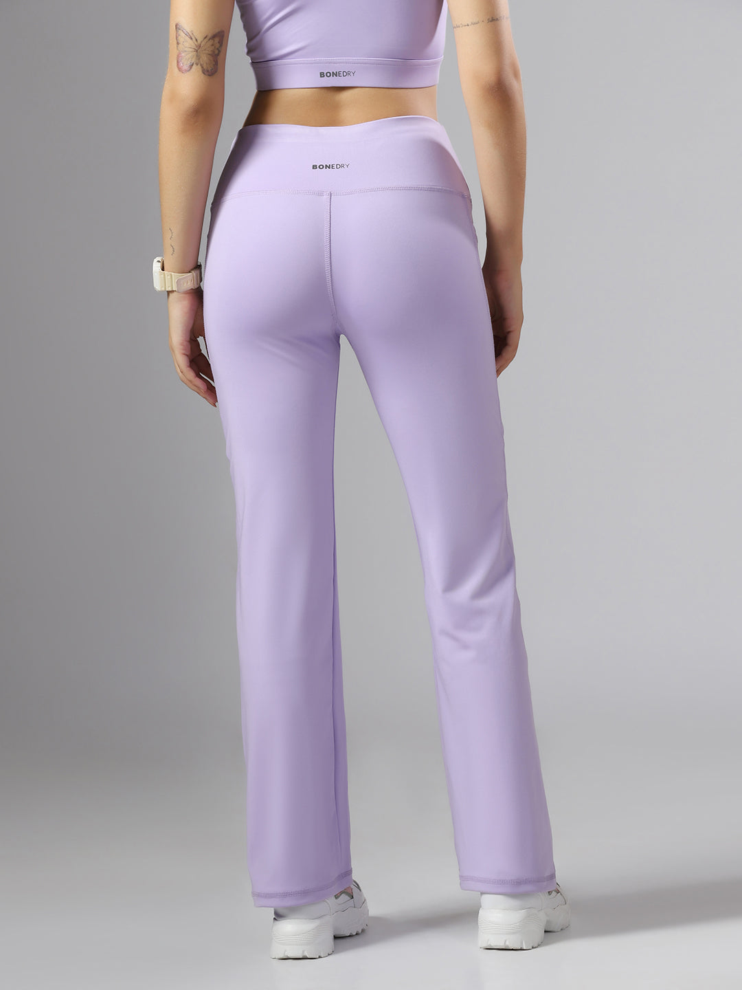 Bone-Dry High Rise Workout Flare Pant - Purple