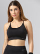 BoneDry Medium Support Beginner Sports Bra - Black