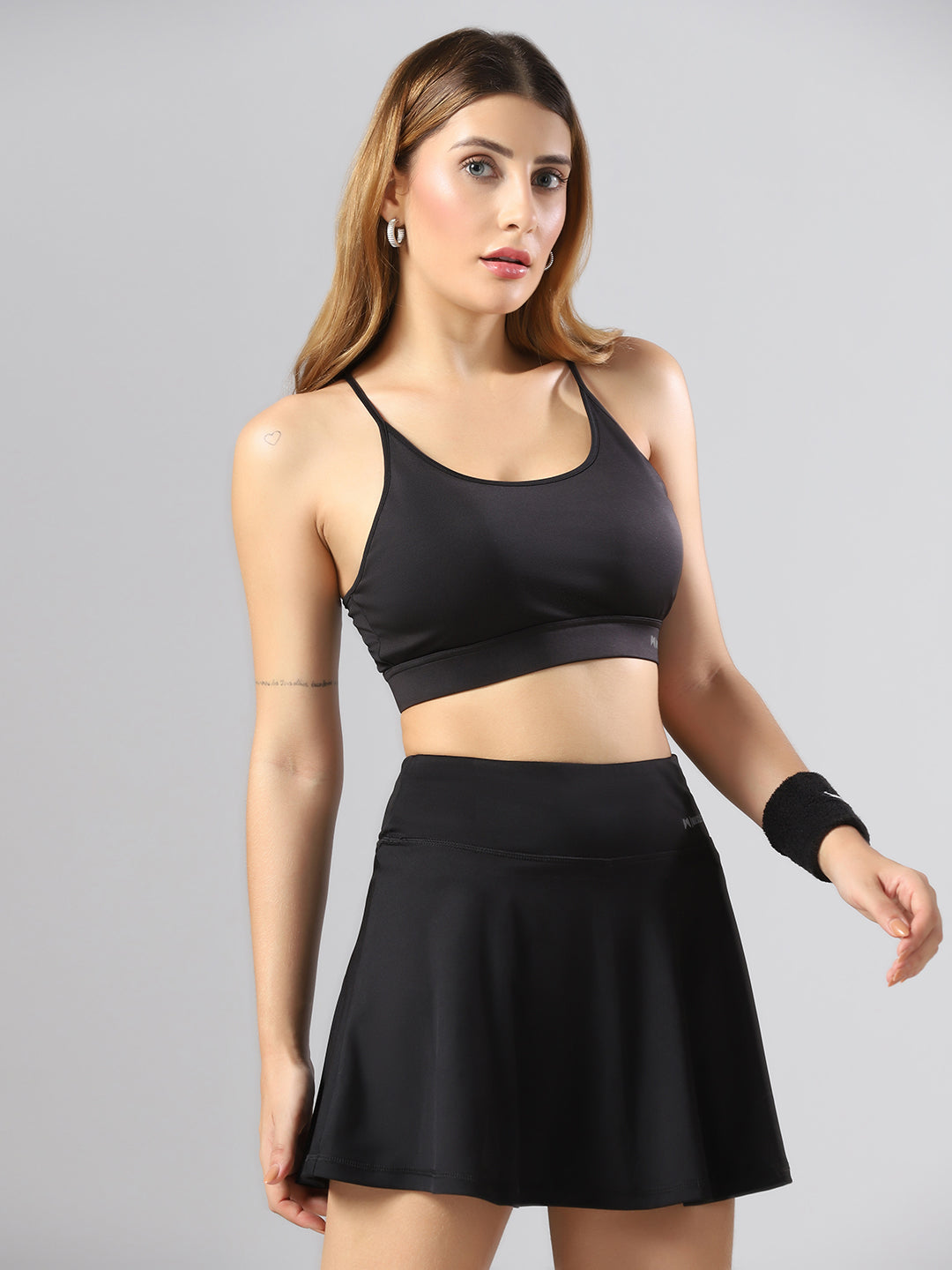 BoneDry Medium Support Beginner Sports Bra - Black