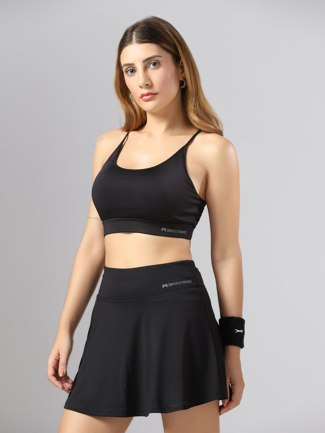 BoneDry Medium Support Beginner Sports Bra - Black